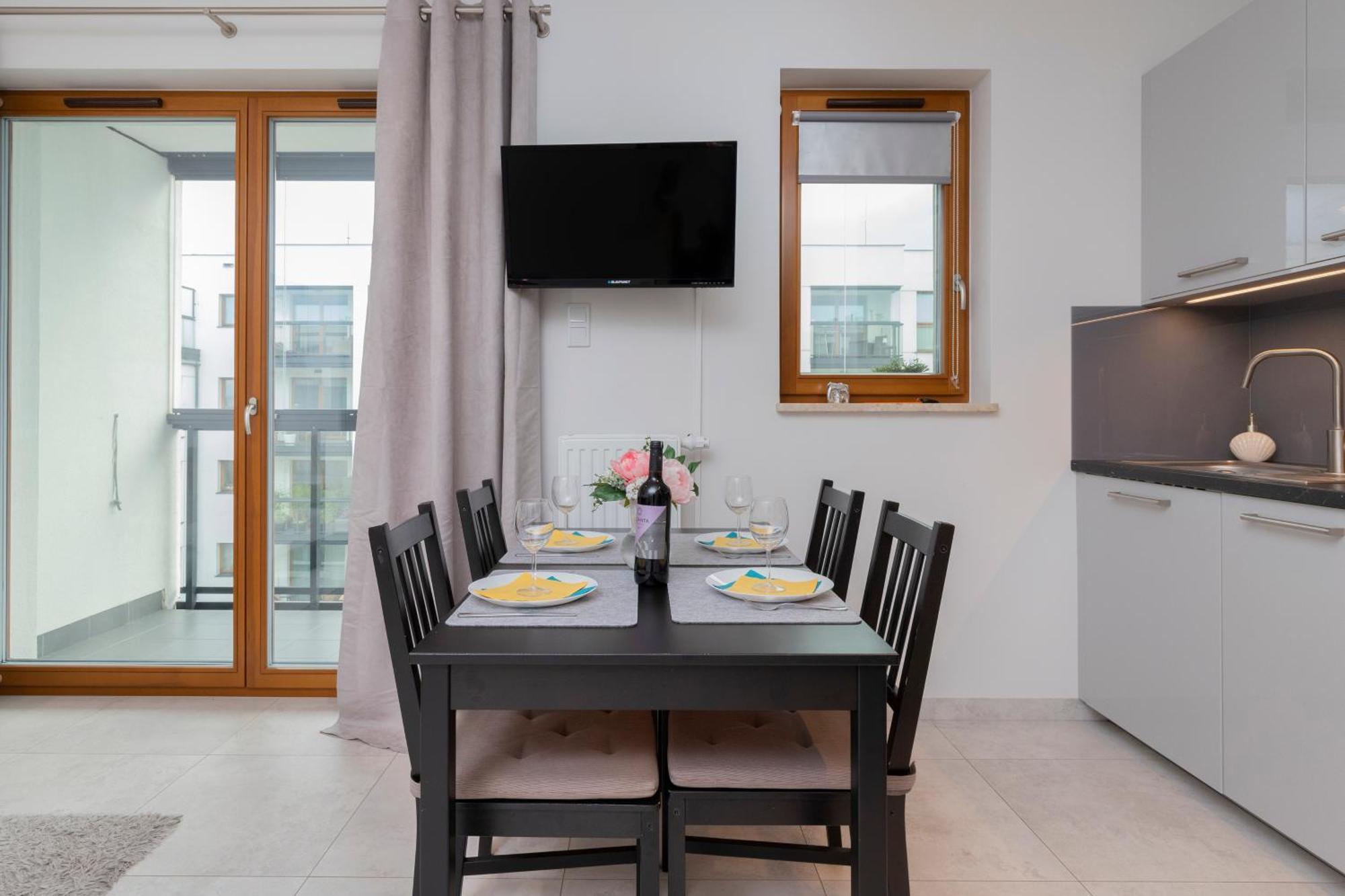 Apartament Z Widokiem Na Morze Obok Parku Millenium W Gdansku By Noclegi Renters Eksteriør billede