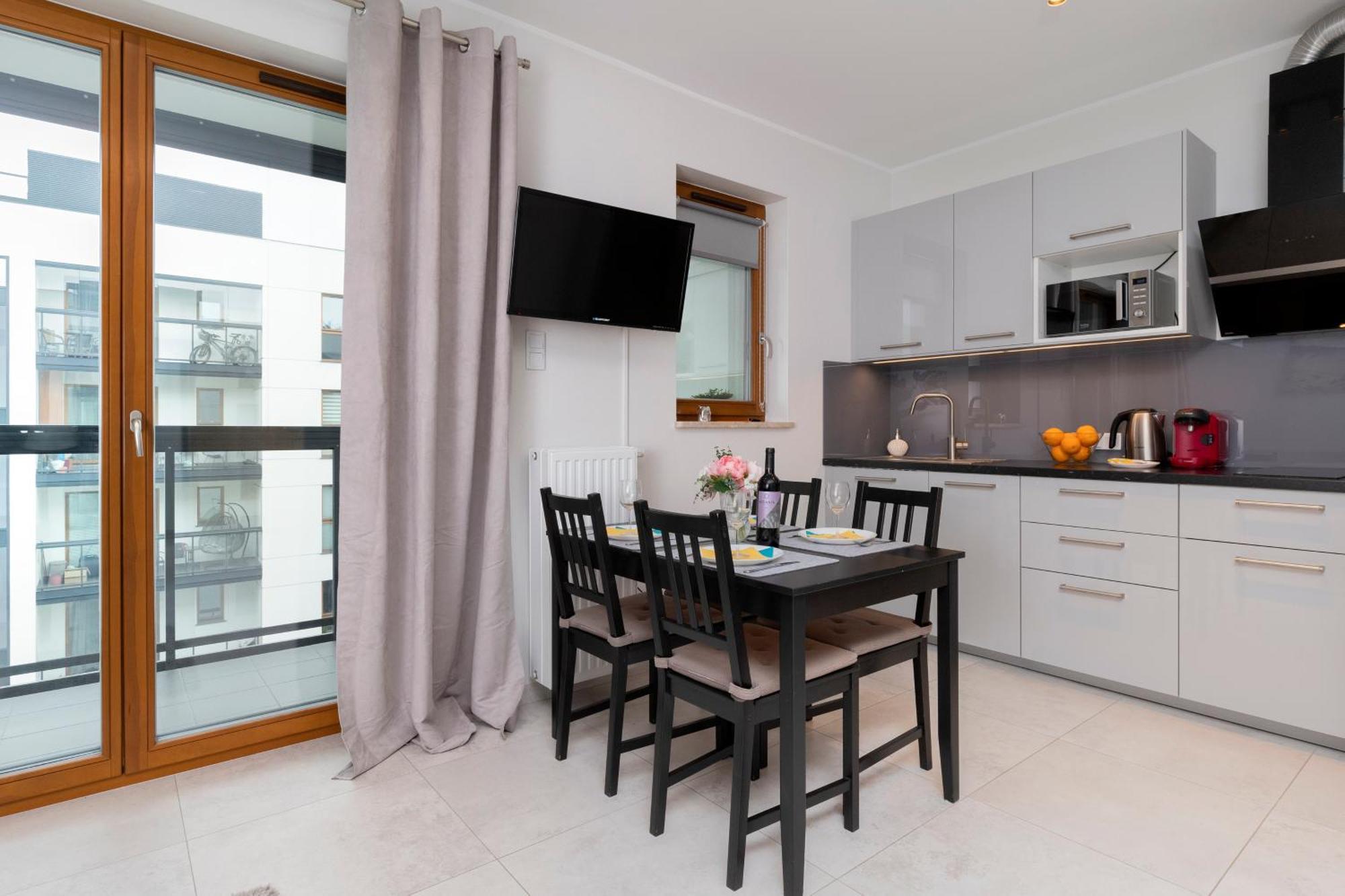 Apartament Z Widokiem Na Morze Obok Parku Millenium W Gdansku By Noclegi Renters Eksteriør billede