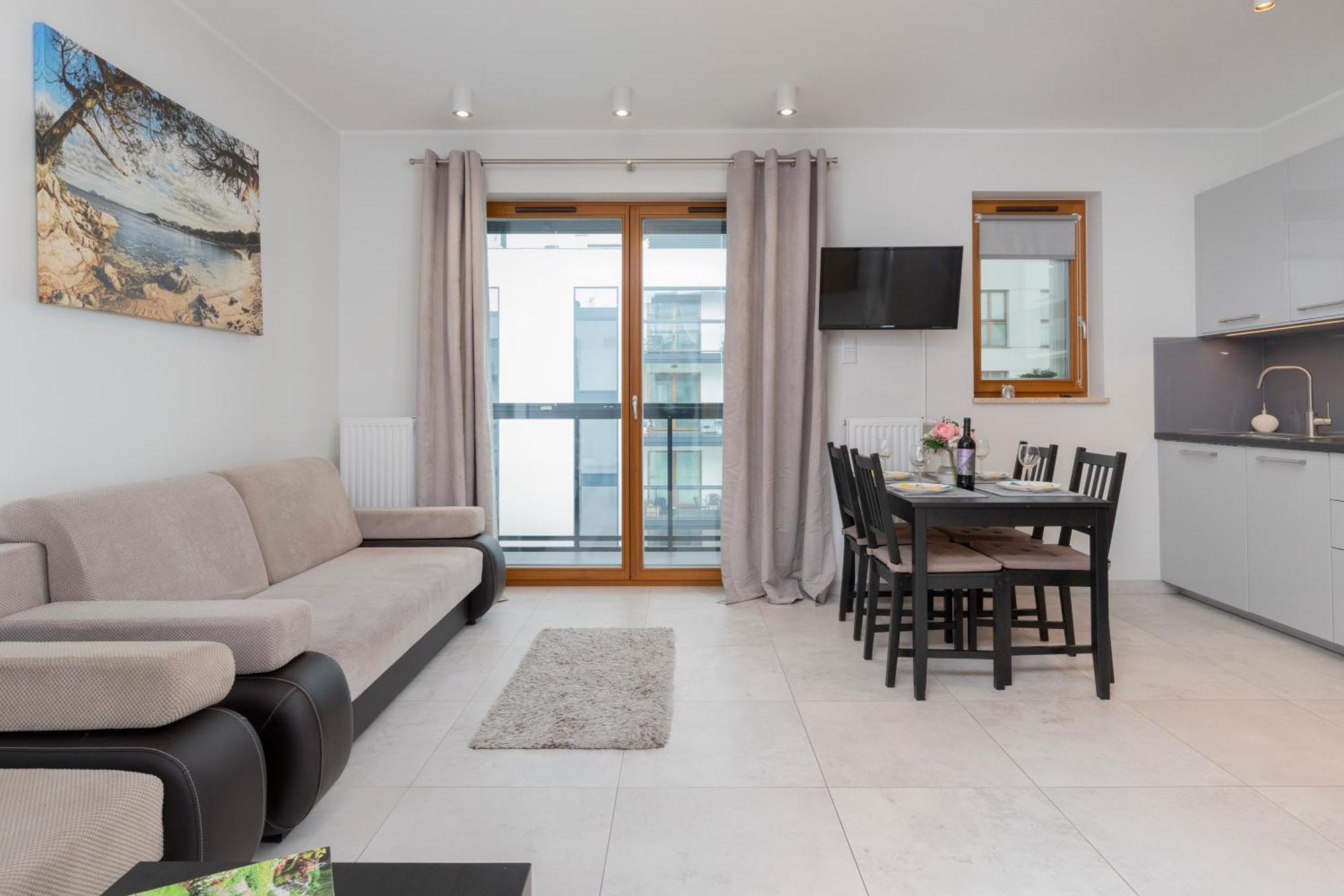 Apartament Z Widokiem Na Morze Obok Parku Millenium W Gdansku By Noclegi Renters Eksteriør billede